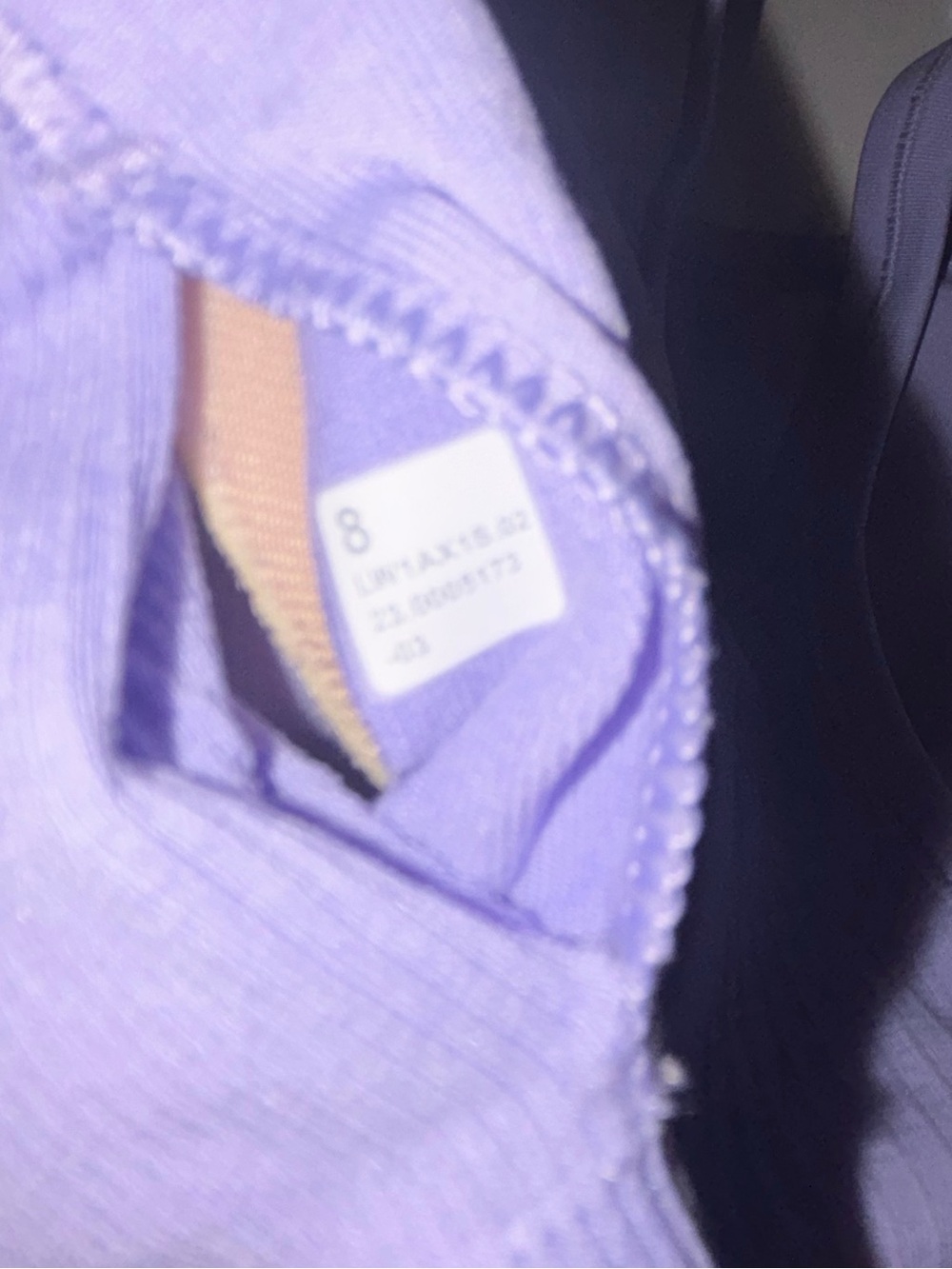 NWOT Lululemon Ebb To Steet Tank Size 8 Lilac Purple - Picture 9 of 11